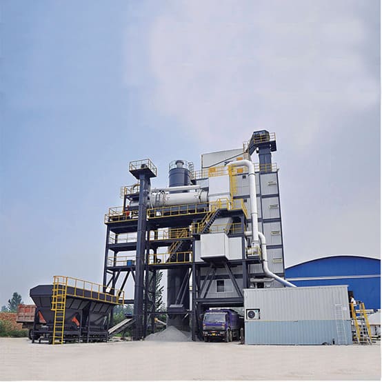 Mobile Asphalt Plant with Road Milling Machine and RAP Recycling System